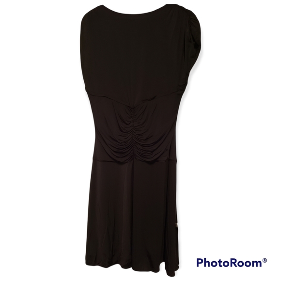 Debbie Shuchat gathered waist little black dress - Picture 3 of 5